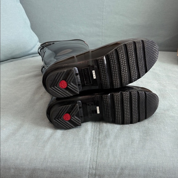 EUC Hunter adjustable back glossy tall rain boots - Picture 4 of 4